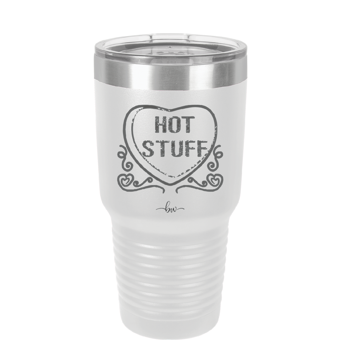 Candy Heart Hot Stuff - Laser Engraved Stainless Steel Drinkware - 1780 -