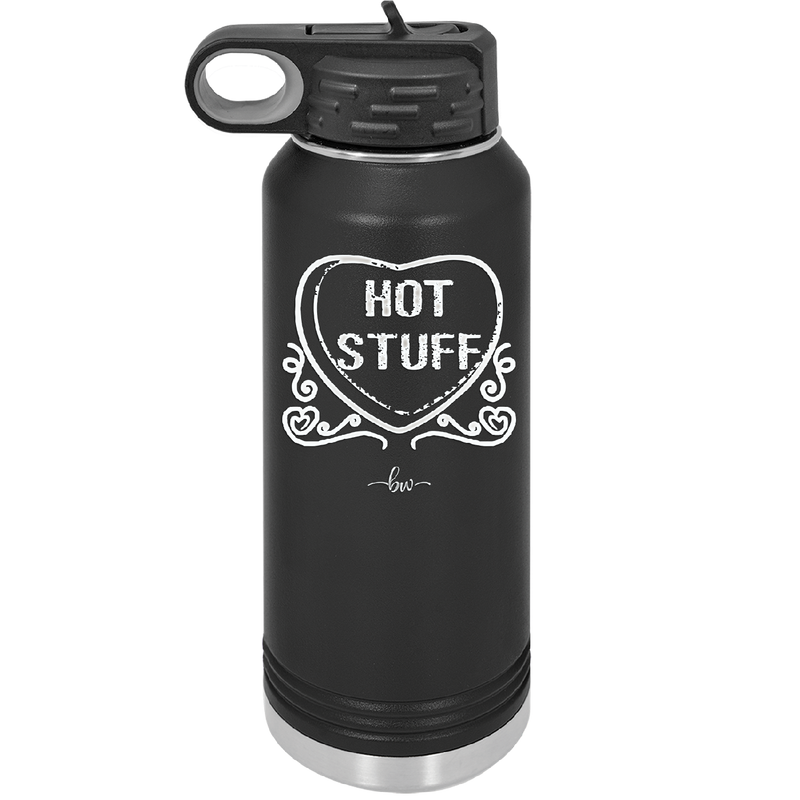 Candy Heart Hot Stuff - Laser Engraved Stainless Steel Drinkware - 1780 -