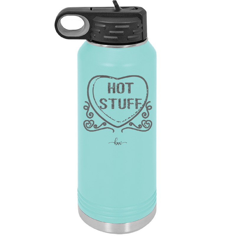 Candy Heart Hot Stuff - Laser Engraved Stainless Steel Drinkware - 1780 -