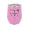 Shamrocks and Shenanigans - Laser Engraved Stainless Steel Drinkware - 1792 -