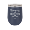 Shamrocks and Shenanigans - Laser Engraved Stainless Steel Drinkware - 1792 -