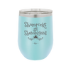 Shamrocks and Shenanigans - Laser Engraved Stainless Steel Drinkware - 1792 -