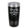 Shamrocks and Shenanigans - Laser Engraved Stainless Steel Drinkware - 1792 -