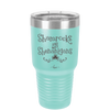 Shamrocks and Shenanigans - Laser Engraved Stainless Steel Drinkware - 1792 -