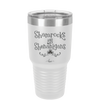 Shamrocks and Shenanigans - Laser Engraved Stainless Steel Drinkware - 1792 -