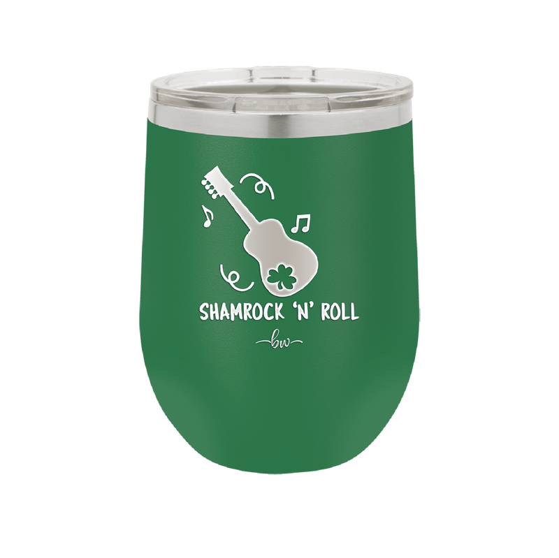 Shamrock N Roll - Laser Engraved Stainless Steel Drinkware - 1819 -