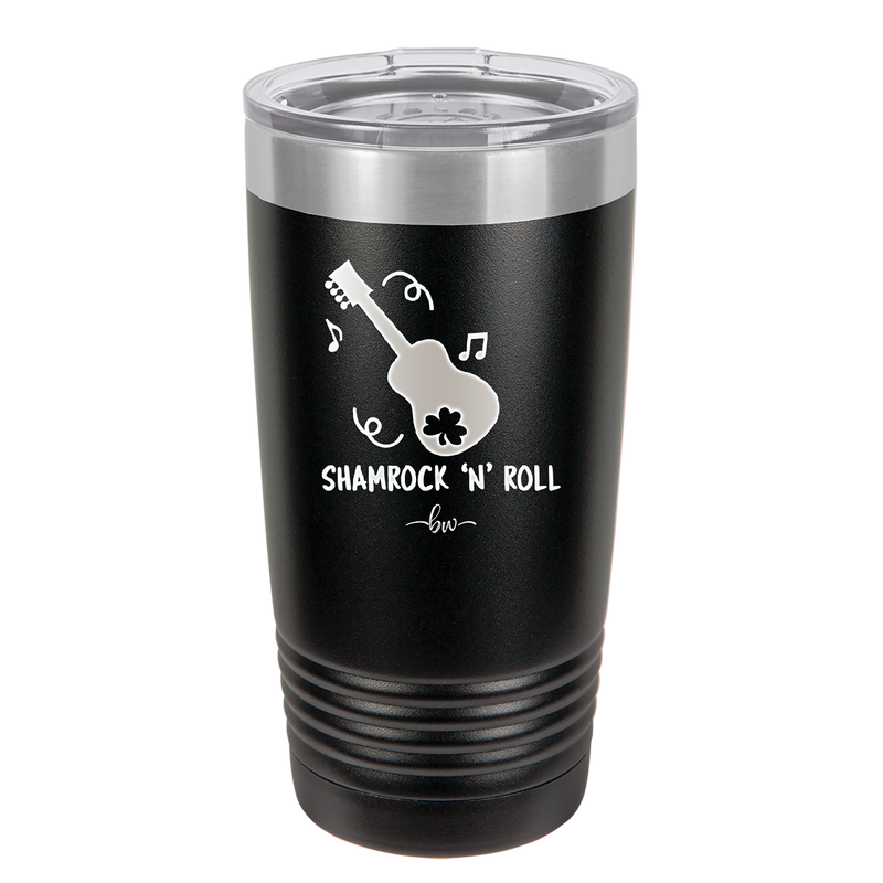 Shamrock N Roll - Laser Engraved Stainless Steel Drinkware - 1819 -