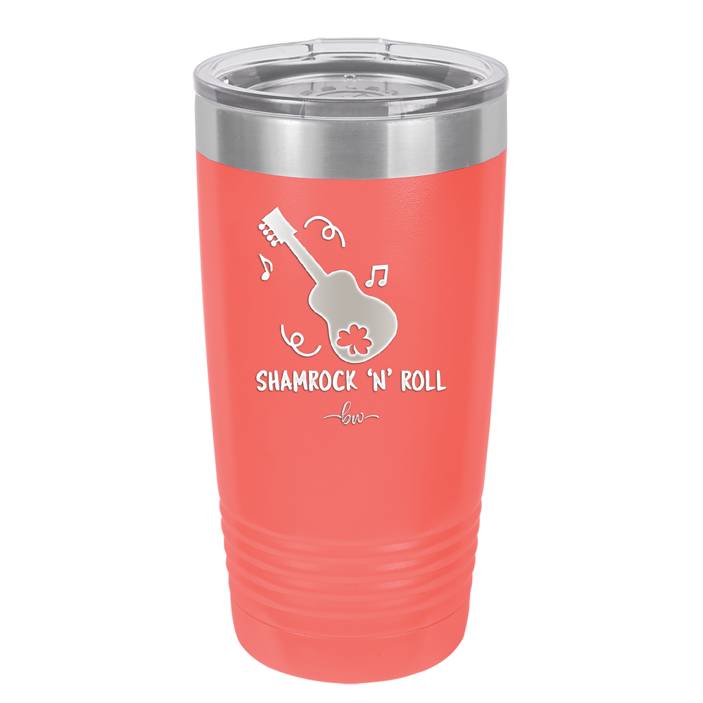 Shamrock N Roll - Laser Engraved Stainless Steel Drinkware - 1819 -