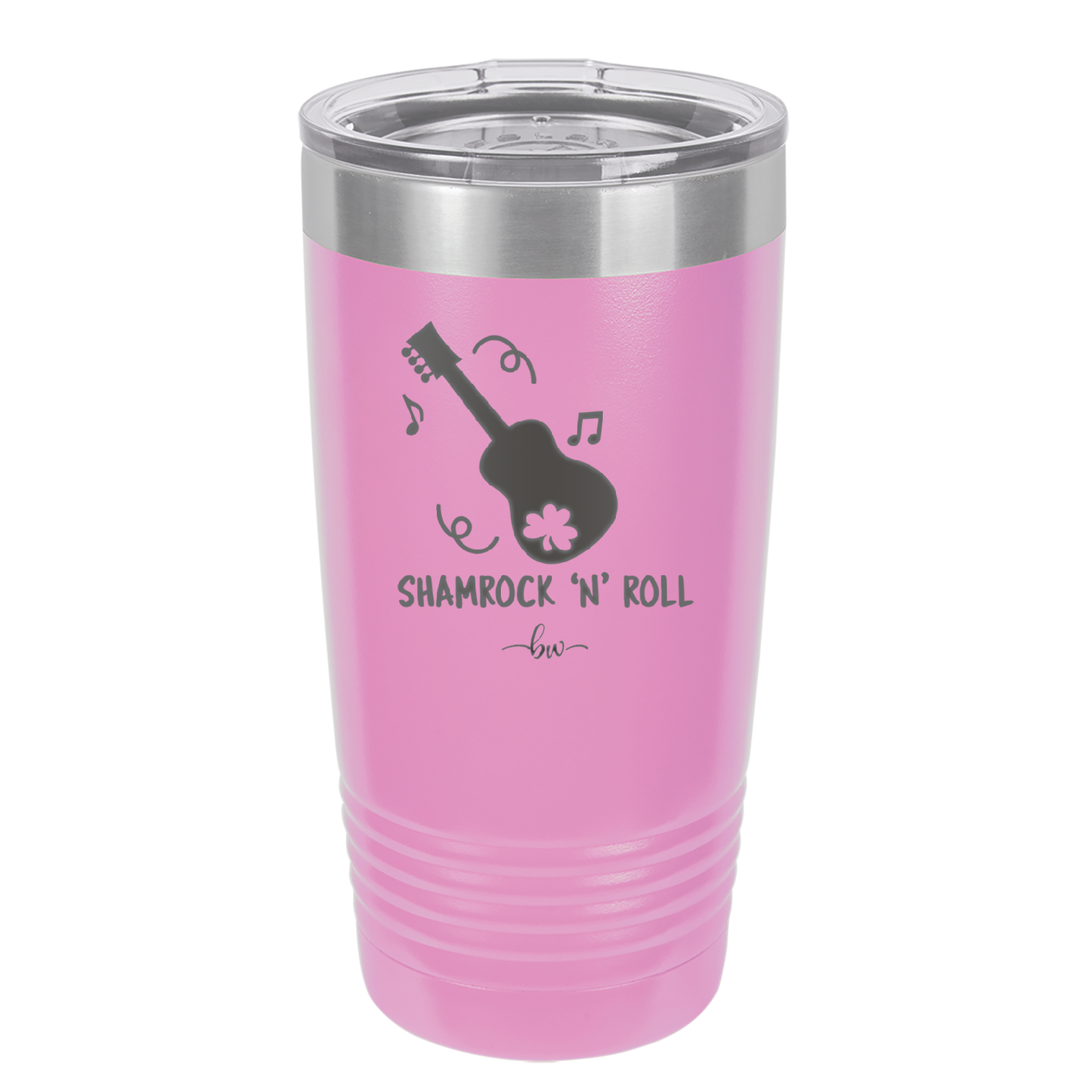 Shamrock N Roll - Laser Engraved Stainless Steel Drinkware - 1819 -