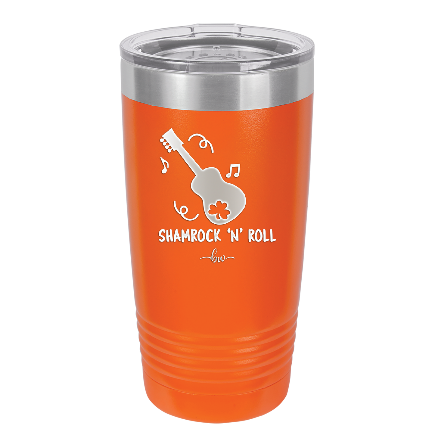 Shamrock N Roll - Laser Engraved Stainless Steel Drinkware - 1819 -