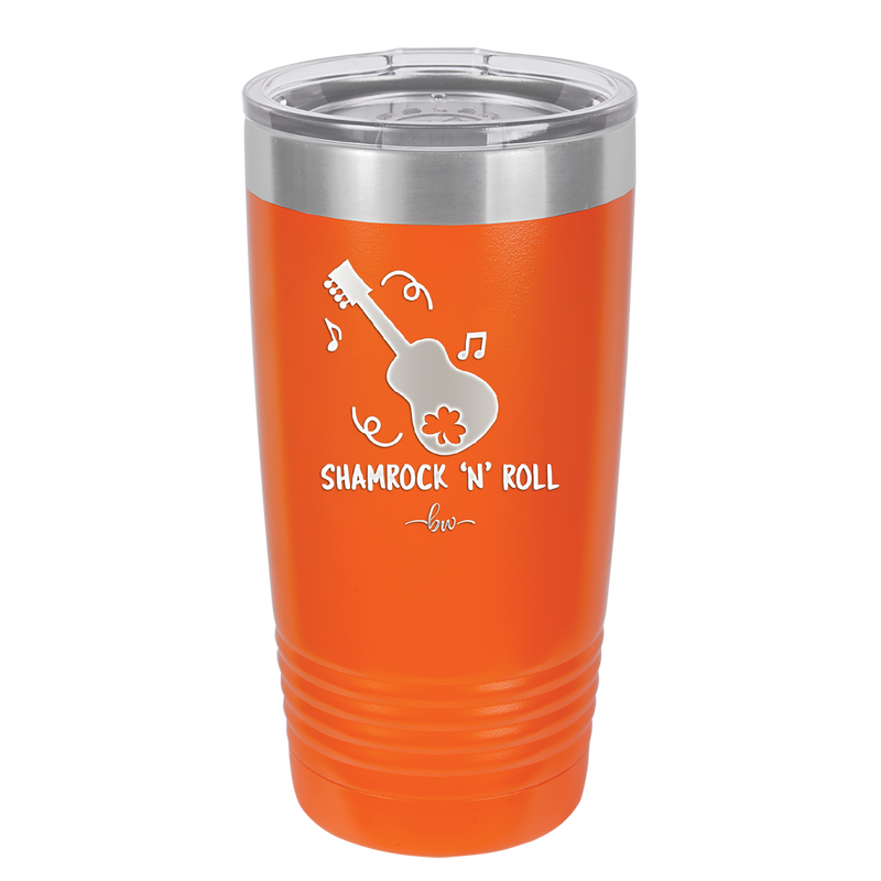 Shamrock N Roll - Laser Engraved Stainless Steel Drinkware - 1819 -