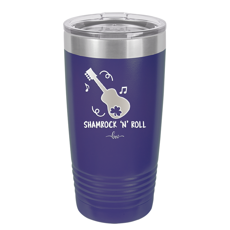 Shamrock N Roll - Laser Engraved Stainless Steel Drinkware - 1819 -