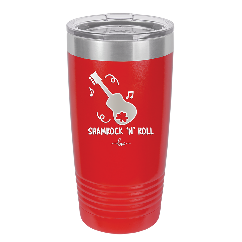 Shamrock N Roll - Laser Engraved Stainless Steel Drinkware - 1819 -