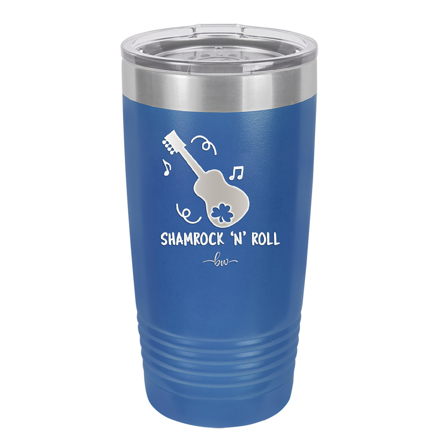 Shamrock N Roll - Laser Engraved Stainless Steel Drinkware - 1819 -