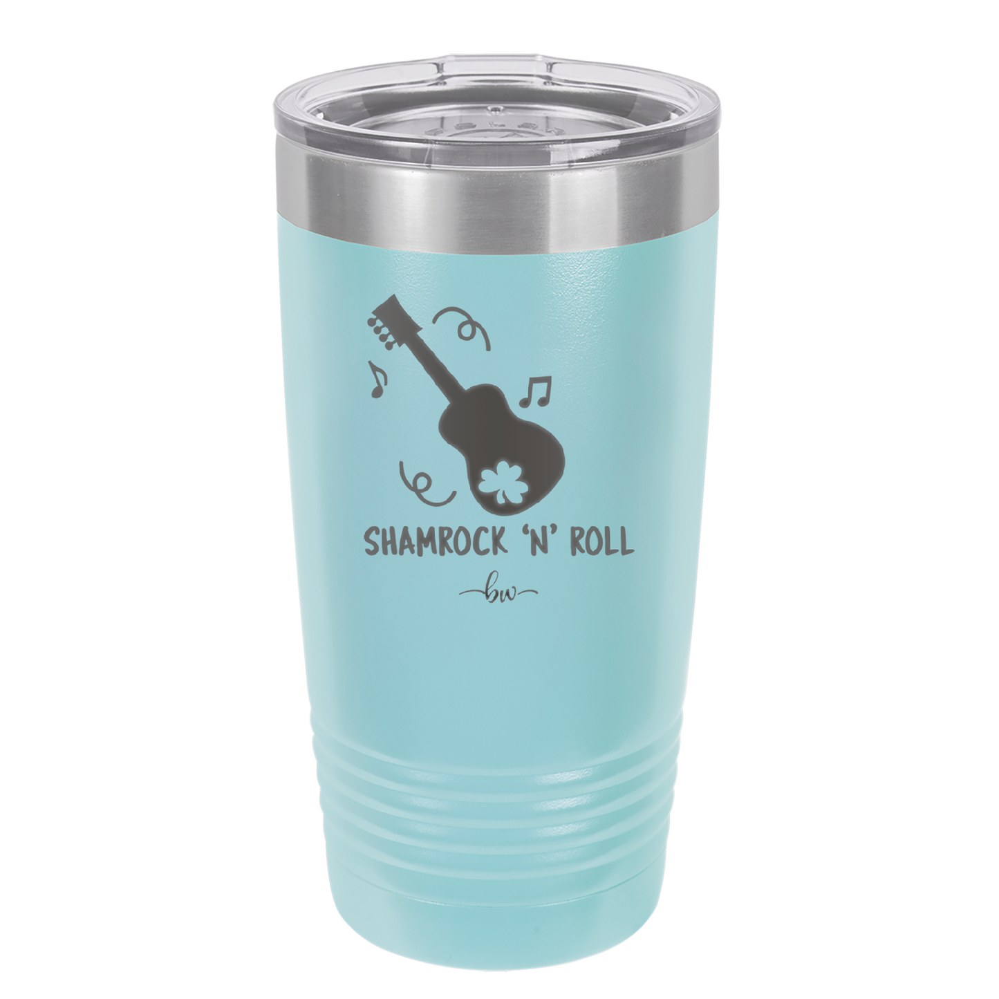 Shamrock N Roll - Laser Engraved Stainless Steel Drinkware - 1819 -