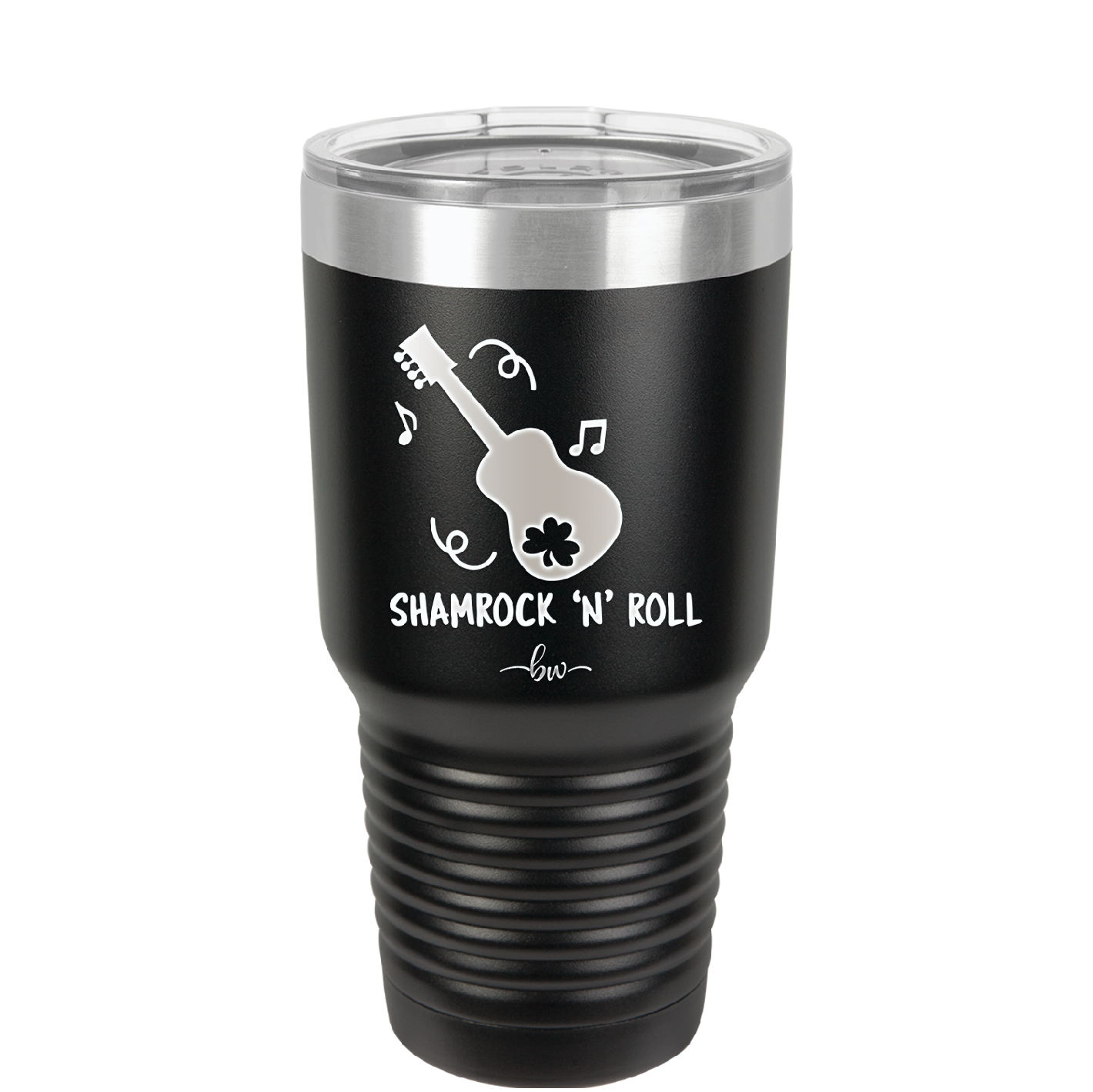 Shamrock N Roll - Laser Engraved Stainless Steel Drinkware - 1819 -