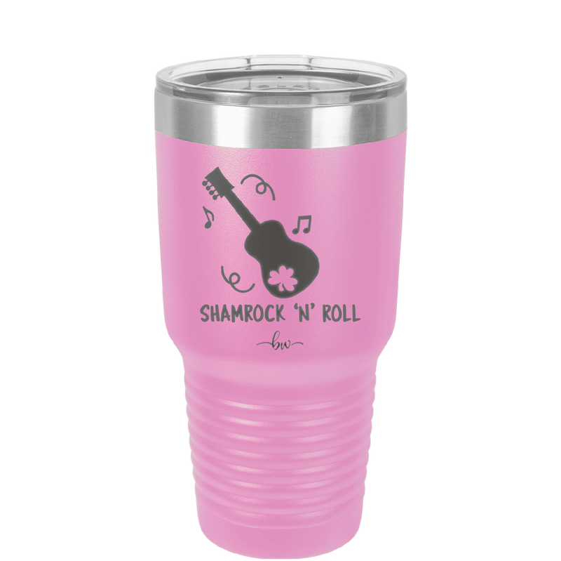 Shamrock N Roll - Laser Engraved Stainless Steel Drinkware - 1819 -