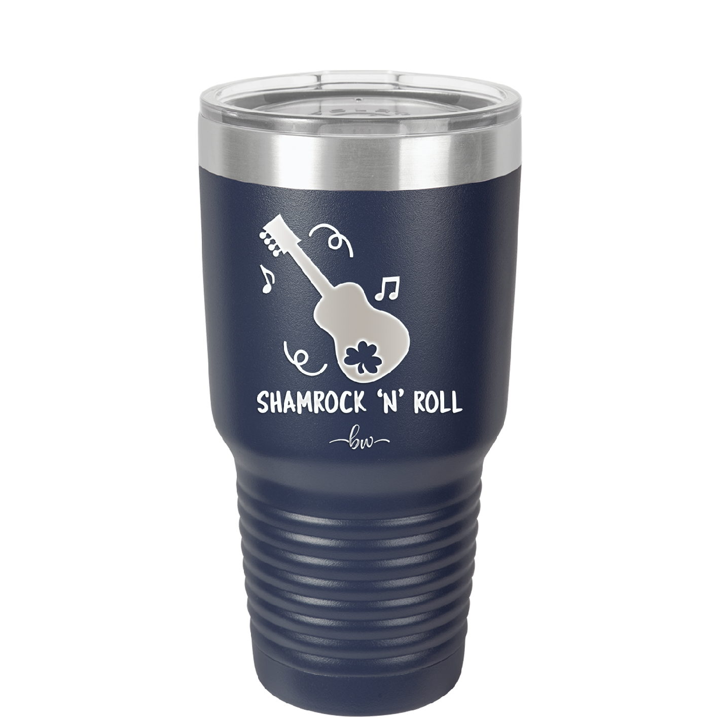 Shamrock N Roll - Laser Engraved Stainless Steel Drinkware - 1819 -