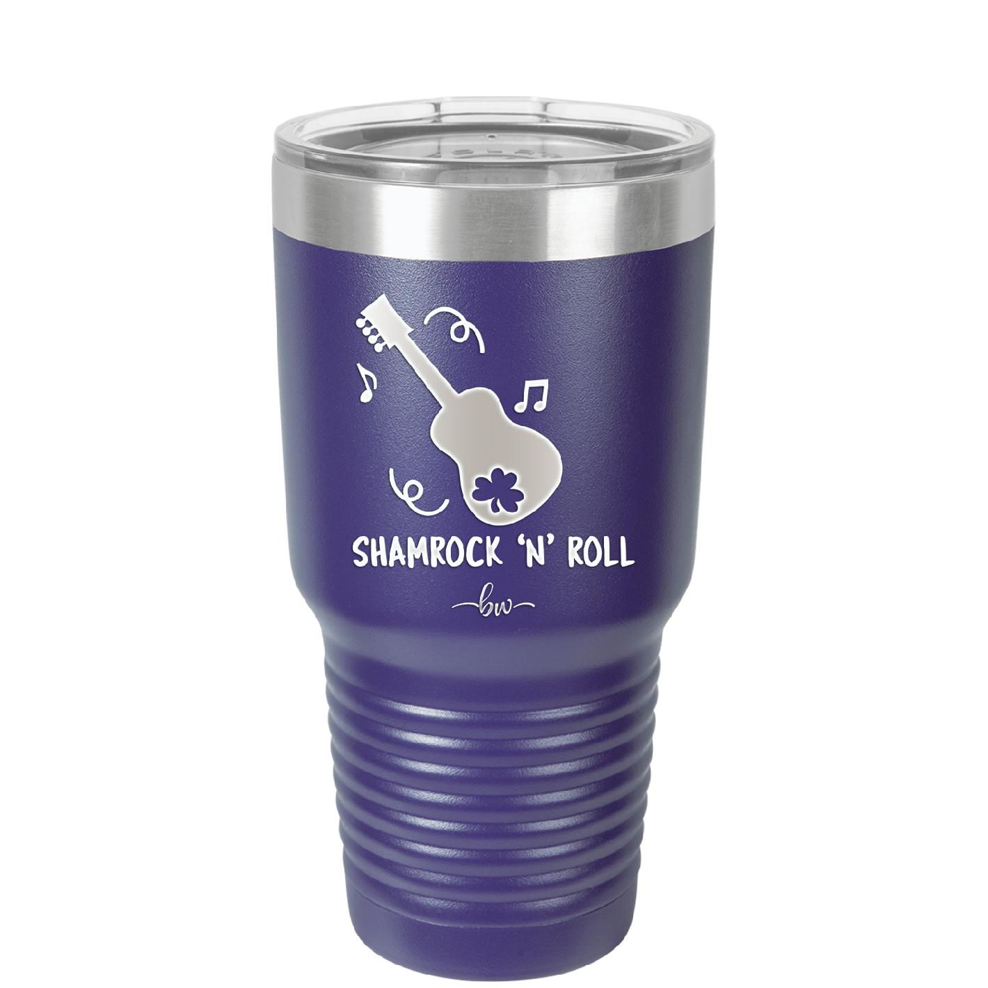 Shamrock N Roll - Laser Engraved Stainless Steel Drinkware - 1819 -