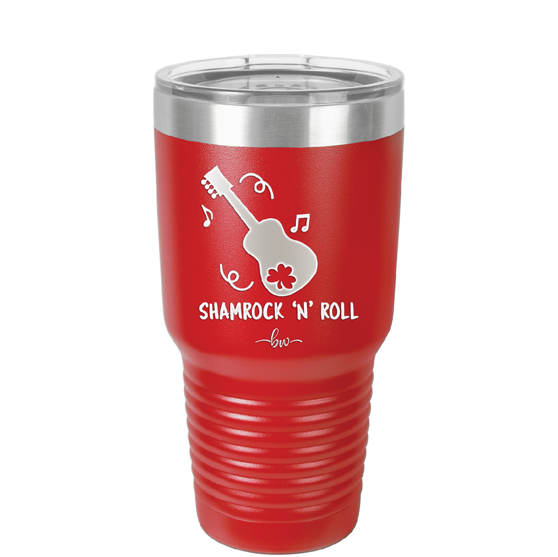 Shamrock N Roll - Laser Engraved Stainless Steel Drinkware - 1819 -