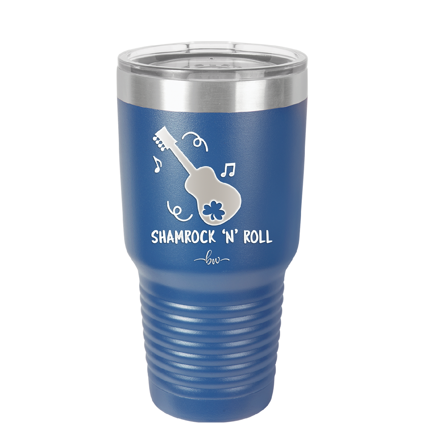 Shamrock N Roll - Laser Engraved Stainless Steel Drinkware - 1819 -