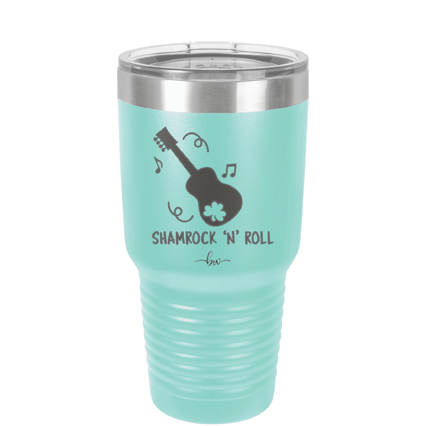 Shamrock N Roll - Laser Engraved Stainless Steel Drinkware - 1819 -