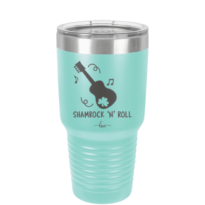 Shamrock N Roll - Laser Engraved Stainless Steel Drinkware - 1819 -