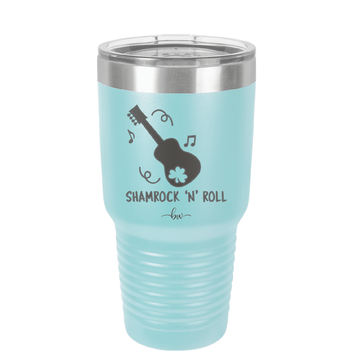 Shamrock N Roll - Laser Engraved Stainless Steel Drinkware - 1819 -