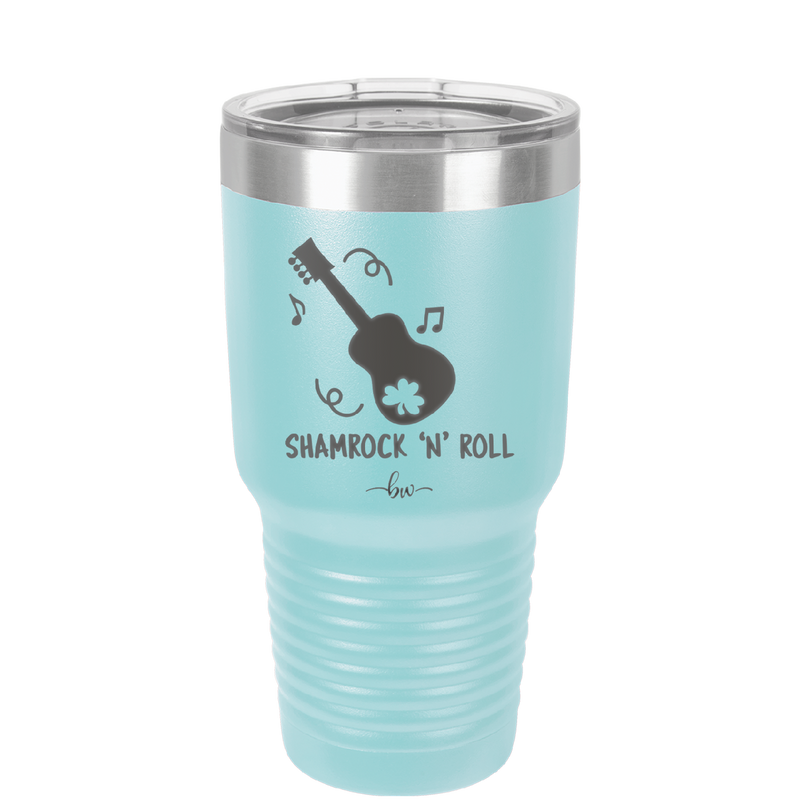 Shamrock N Roll - Laser Engraved Stainless Steel Drinkware - 1819 -