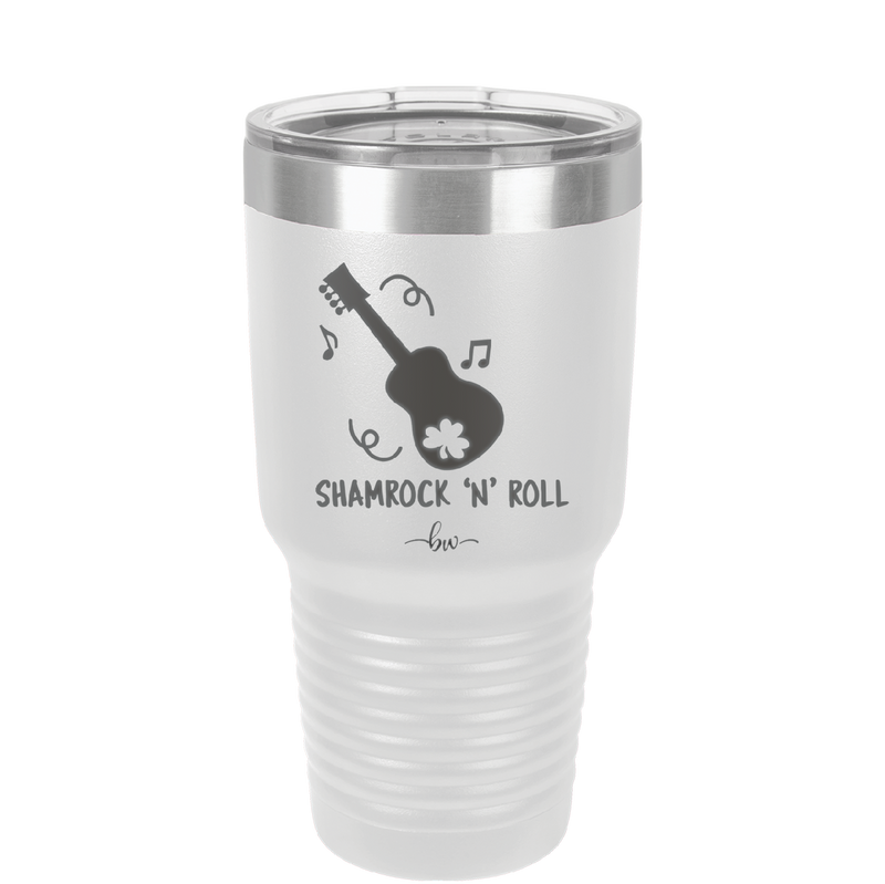 Shamrock N Roll - Laser Engraved Stainless Steel Drinkware - 1819 -