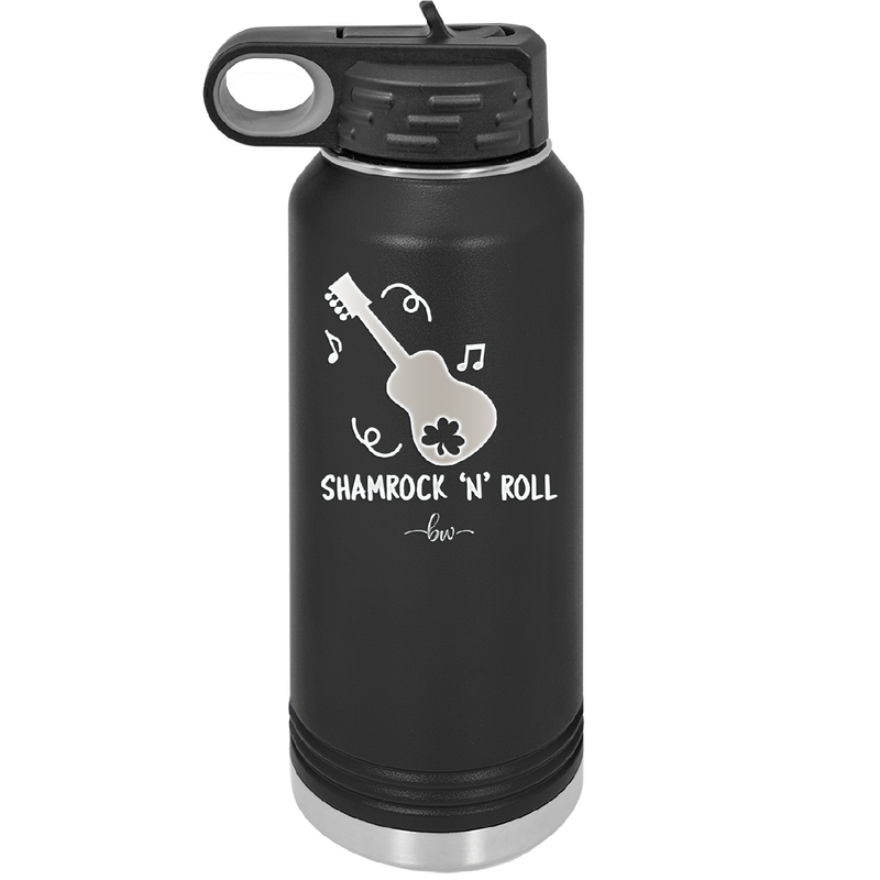 Shamrock N Roll - Laser Engraved Stainless Steel Drinkware - 1819 -