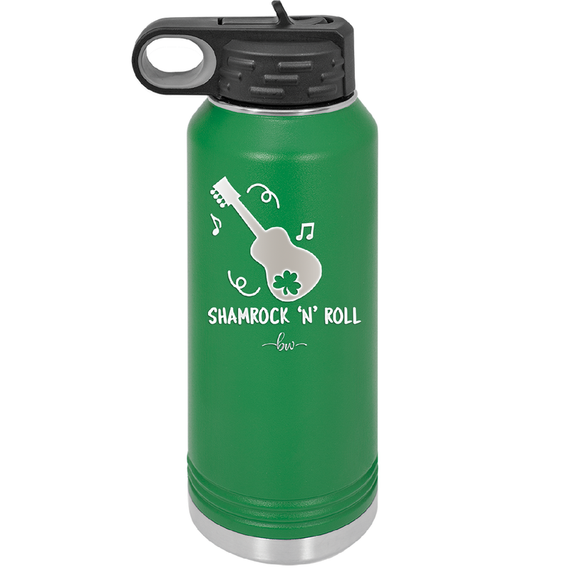 Shamrock N Roll - Laser Engraved Stainless Steel Drinkware - 1819 -