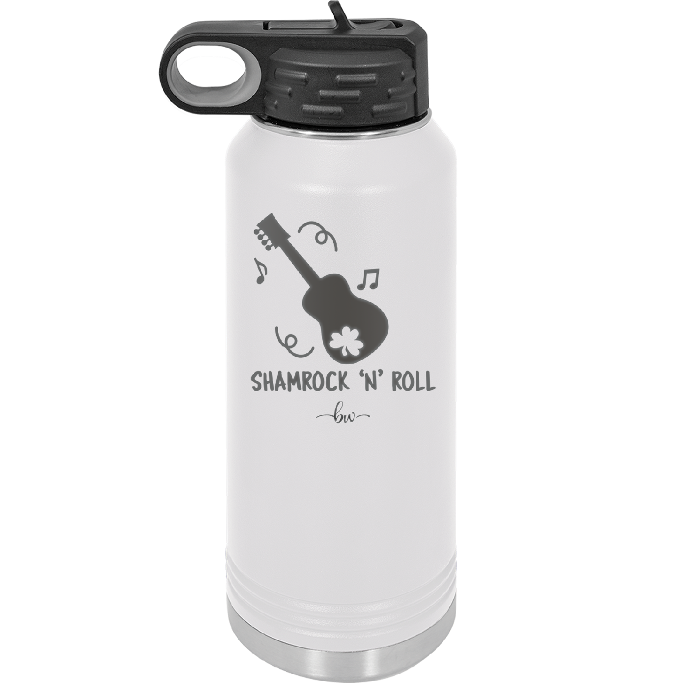 Shamrock N Roll - Laser Engraved Stainless Steel Drinkware - 1819 -