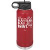 Roses are Red Blah Blah Blah Wine - Laser Engraved Stainless Steel Drinkware - 1831 -