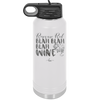 Roses are Red Blah Blah Blah Wine - Laser Engraved Stainless Steel Drinkware - 1831 -