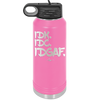 IDK IDC IDGAF - Laser Engraved Stainless Steel Drinkware - 1833 -