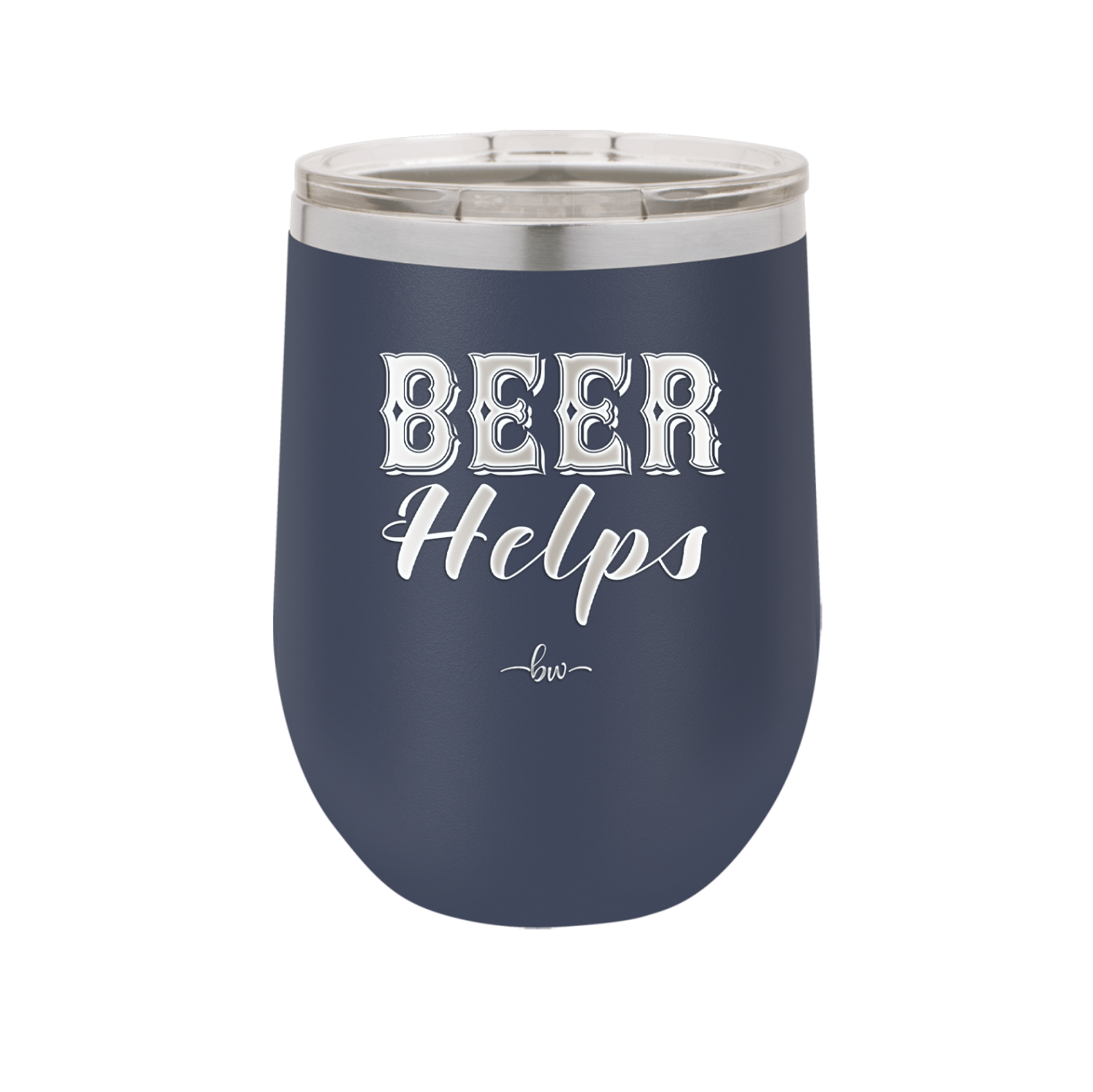 Beer Helps - Laser Engraved Stainless Steel Drinkware - 1846 -