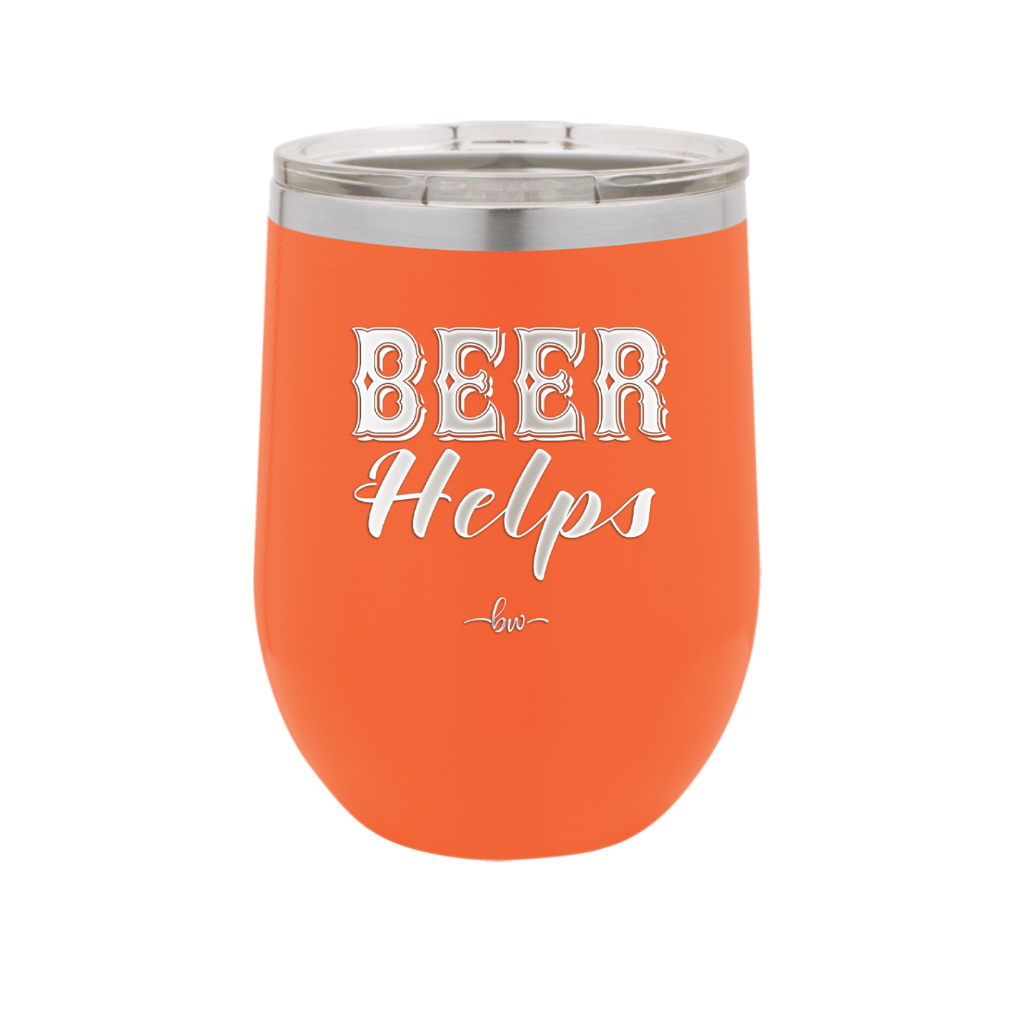 Beer Helps - Laser Engraved Stainless Steel Drinkware - 1846 -