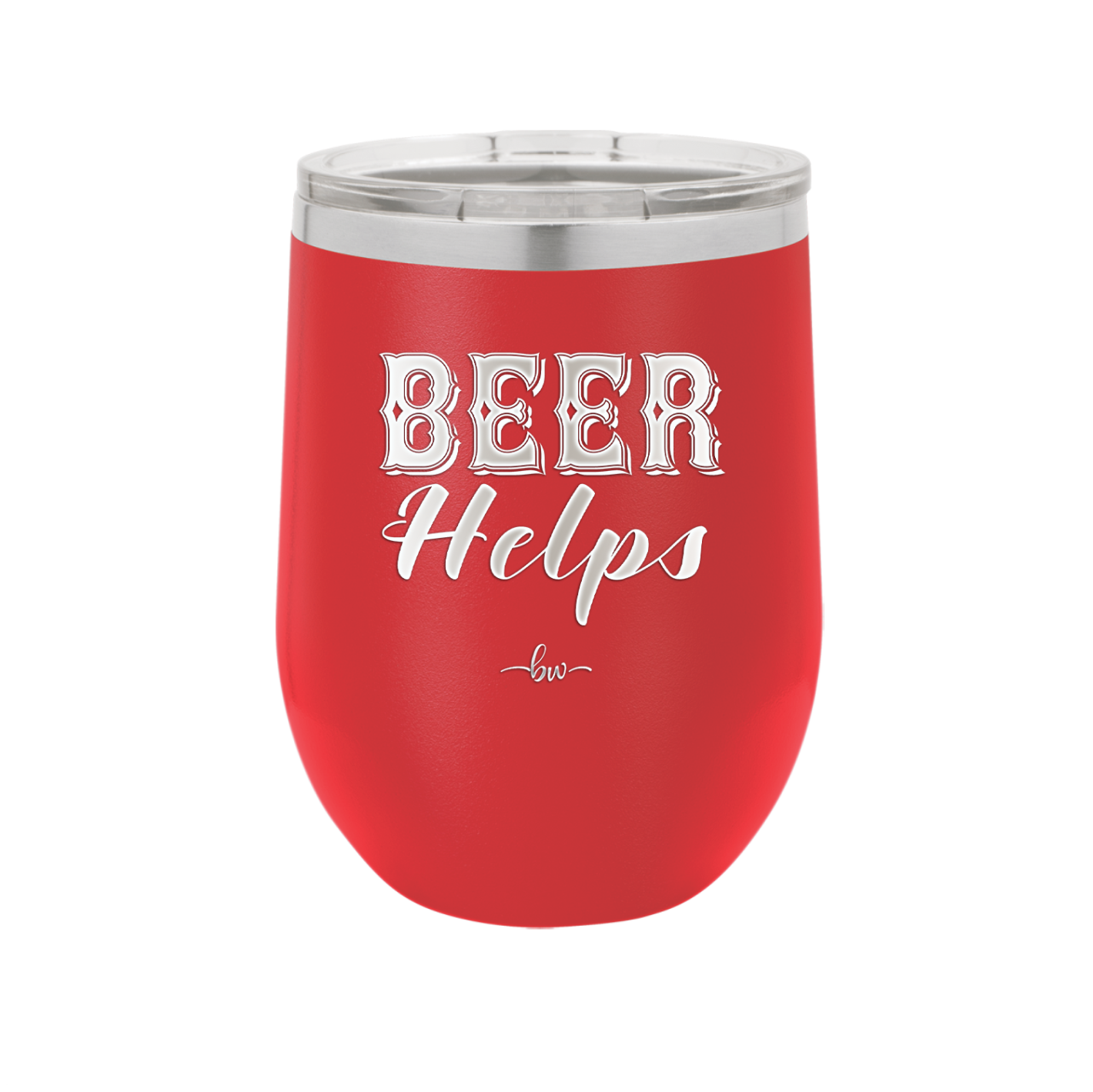 Beer Helps - Laser Engraved Stainless Steel Drinkware - 1846 -