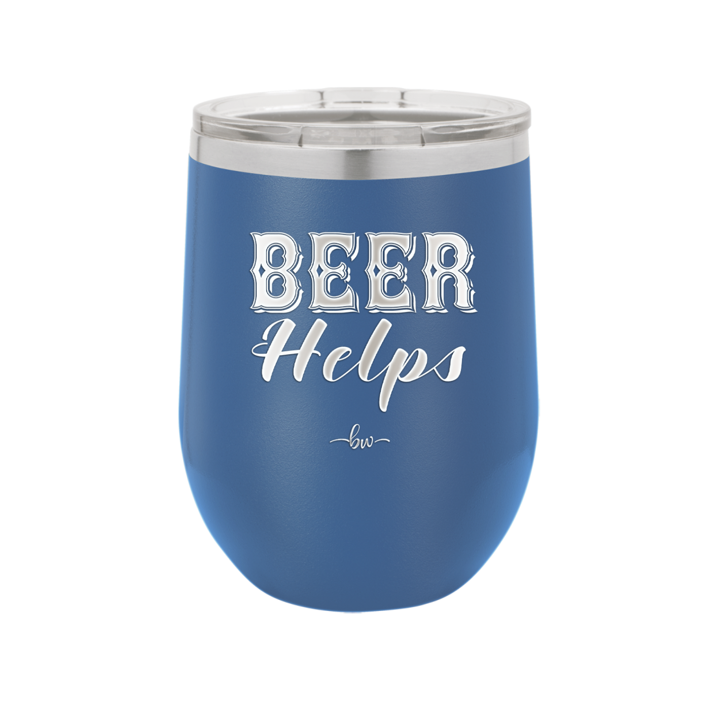 Beer Helps - Laser Engraved Stainless Steel Drinkware - 1846 -