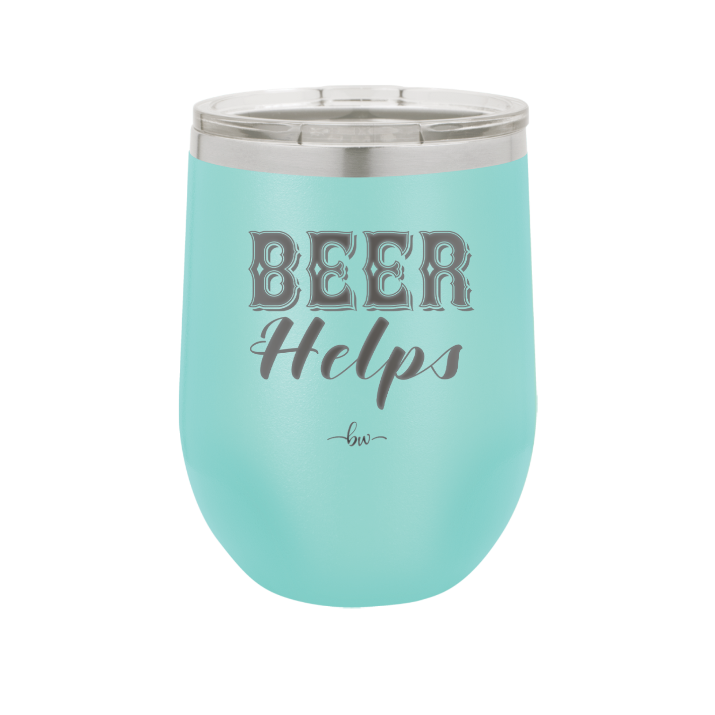 Beer Helps - Laser Engraved Stainless Steel Drinkware - 1846 -