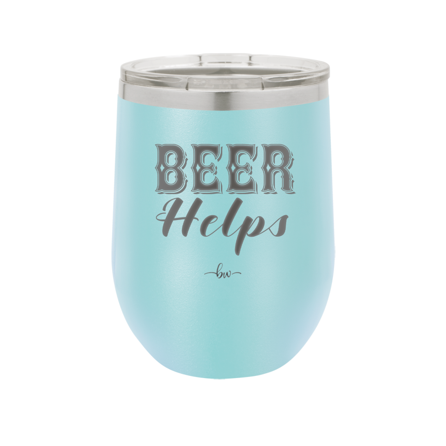 Beer Helps - Laser Engraved Stainless Steel Drinkware - 1846 -