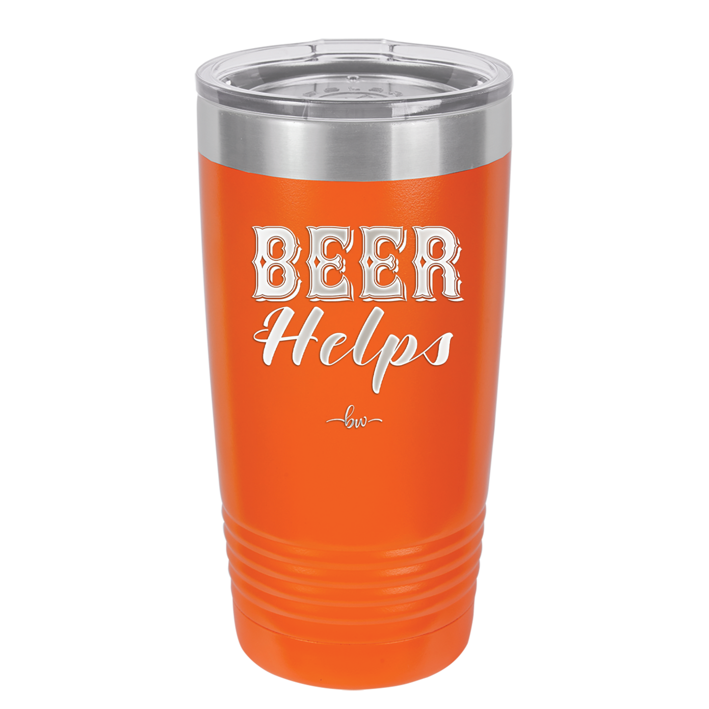 Beer Helps - Laser Engraved Stainless Steel Drinkware - 1846 -