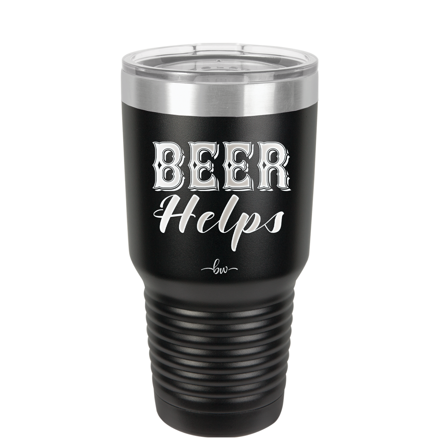 Beer Helps - Laser Engraved Stainless Steel Drinkware - 1846 -