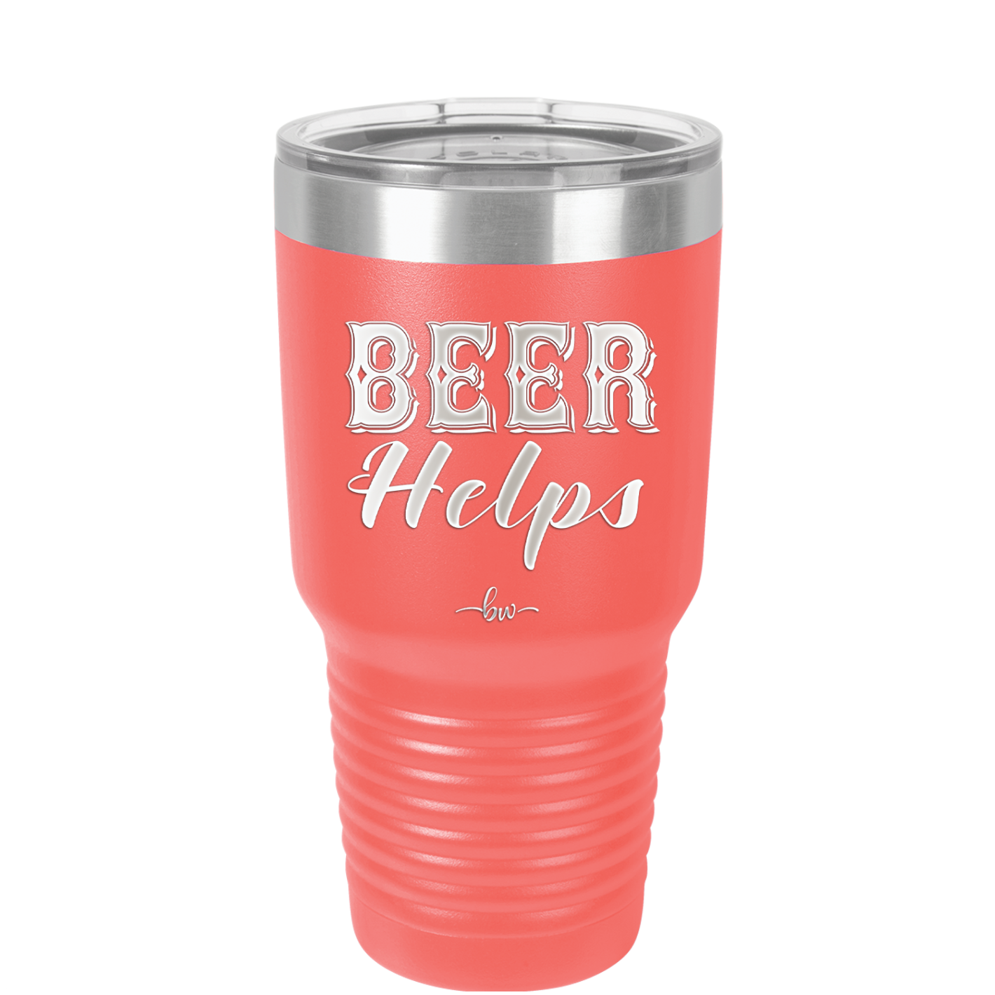 Beer Helps - Laser Engraved Stainless Steel Drinkware - 1846 -