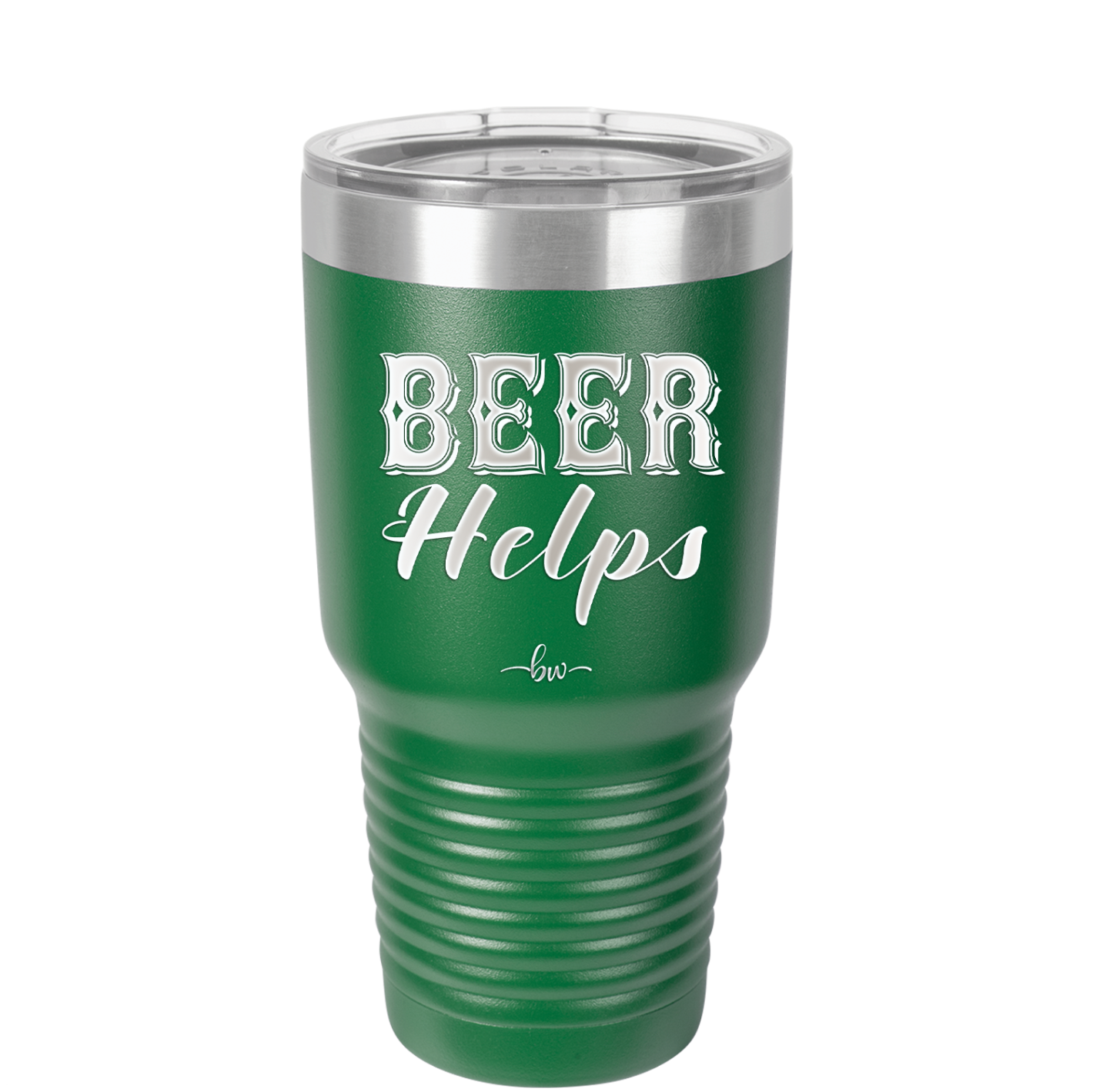 Beer Helps - Laser Engraved Stainless Steel Drinkware - 1846 -