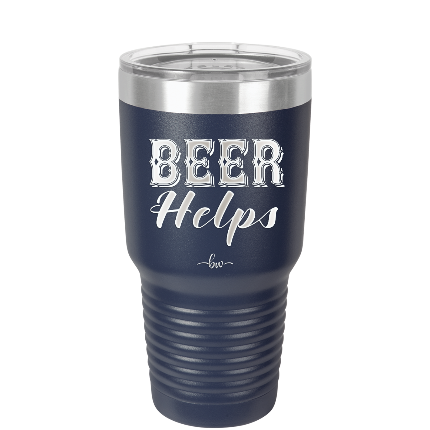 Beer Helps - Laser Engraved Stainless Steel Drinkware - 1846 -