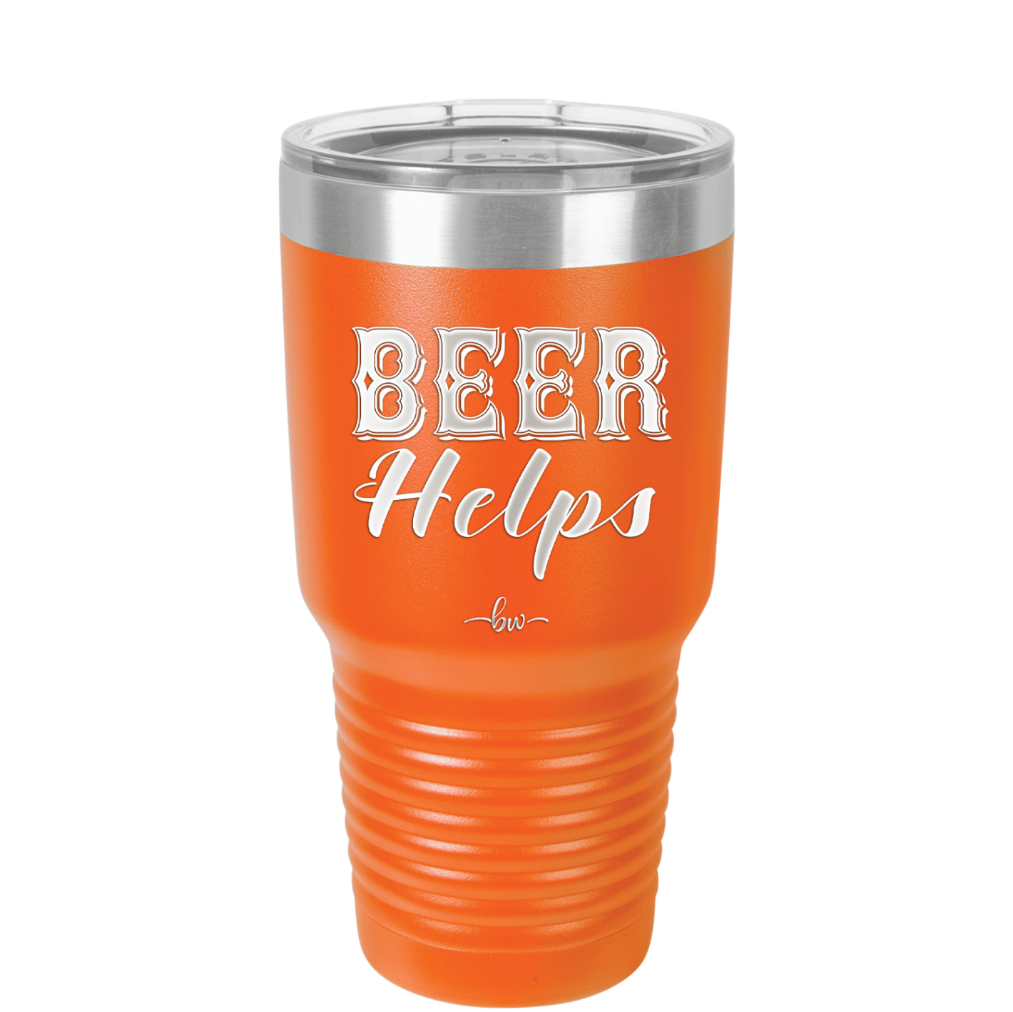 Beer Helps - Laser Engraved Stainless Steel Drinkware - 1846 -