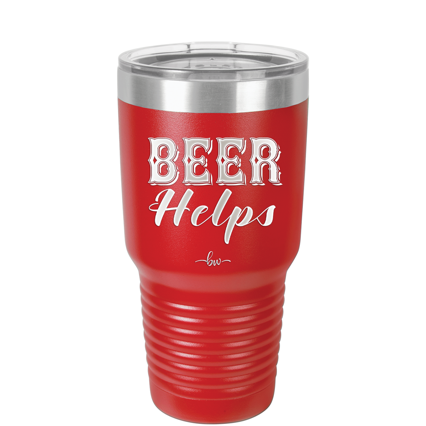 Beer Helps - Laser Engraved Stainless Steel Drinkware - 1846 -