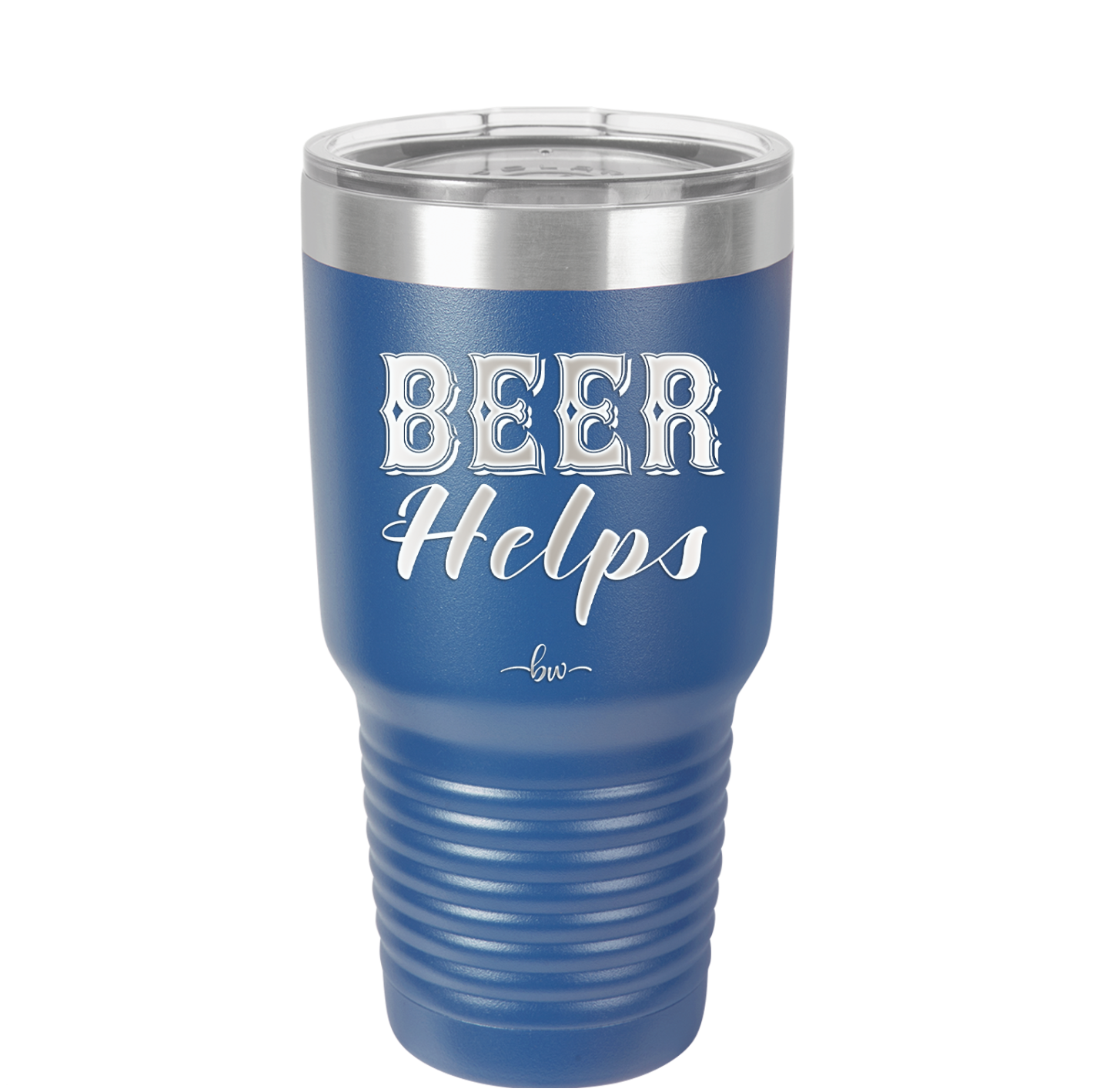 Beer Helps - Laser Engraved Stainless Steel Drinkware - 1846 -